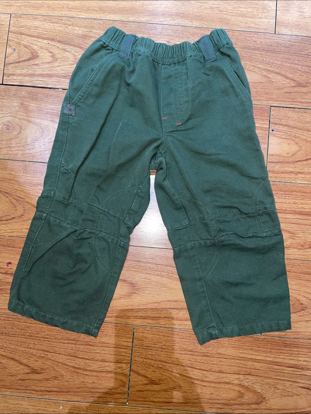 Toddler Boys Olive Green Jogger Pants